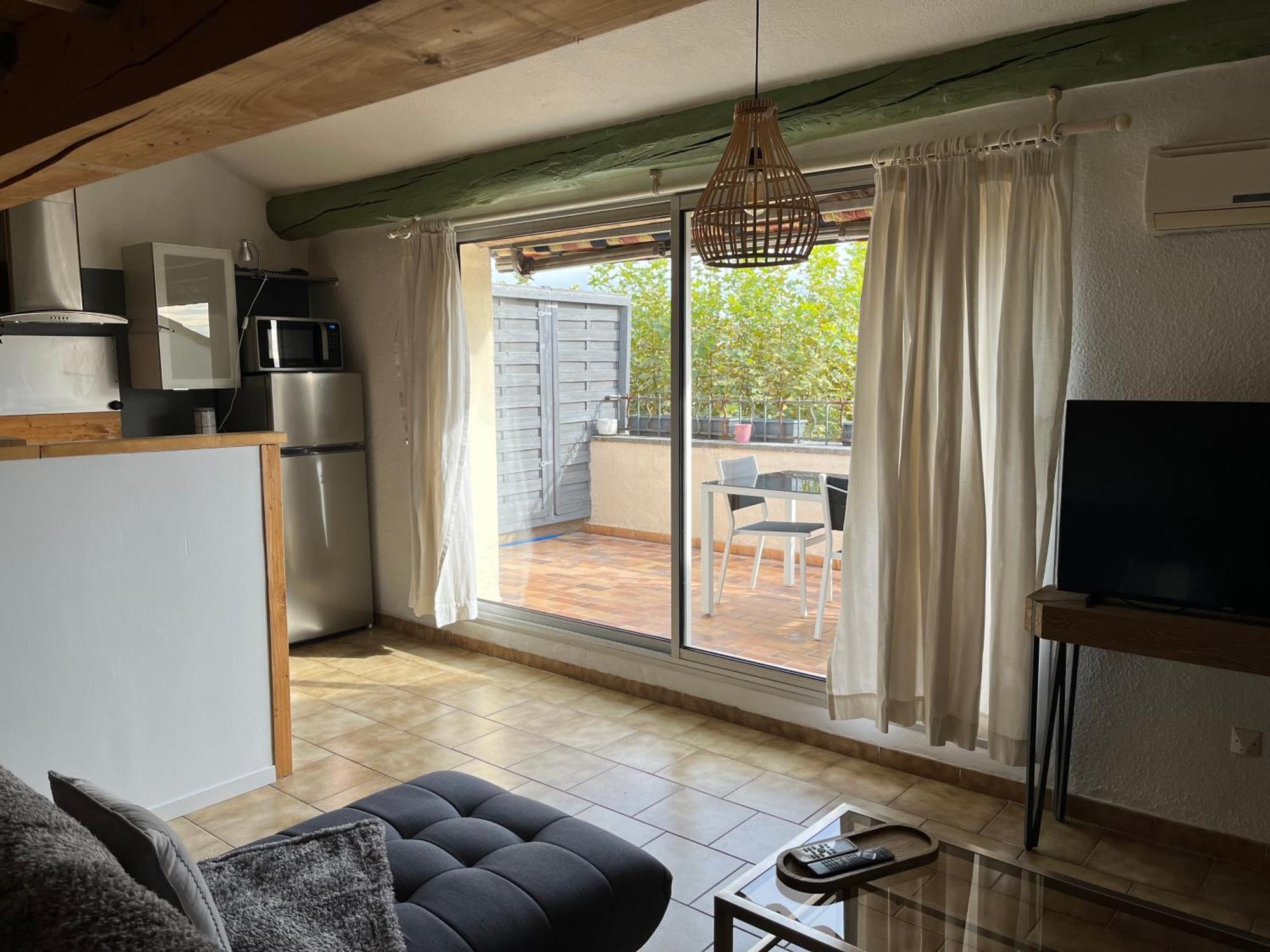 Duplex Lumineux Sur Gde Terrasse, Balneo Double, Parking Prive, Clim, Local Velos Entraigues-sur-la-Sorgue Εξωτερικό φωτογραφία